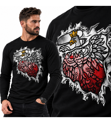 LONGSLEEVE PATRIOTYCZNY  ORZEŁ W SERCU